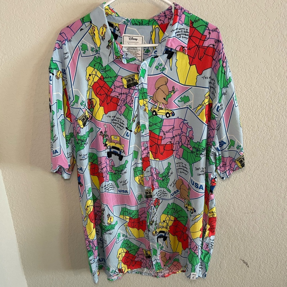 Loungefly Disney Goofy Movie Map Shirt